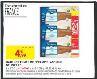 HARENGS FUMÉS DE FÉCAMP CLASSIQUE DELPIERRE