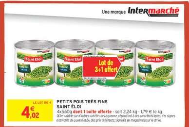 PETITS POIS TRÈS FINS SAINT ÉLOI