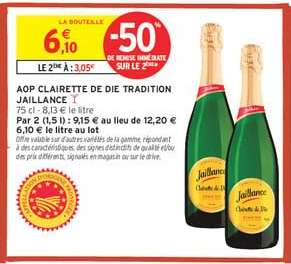AOP CLAIRETTE DE DIE TRADITION JAILLANCE