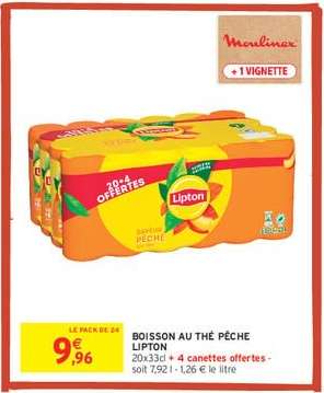 Boisson au thé pêche Lipton