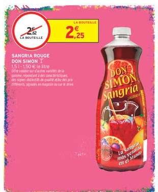 Sangria Rouge Don Simon