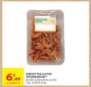 CREVETTES CUITES INTERMARCHÉ
