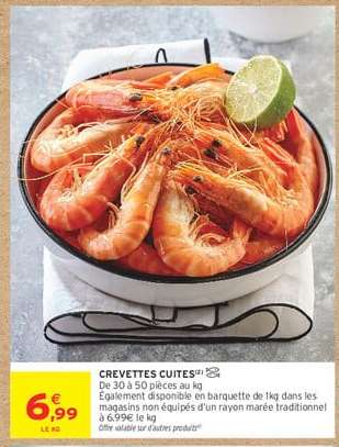 CREVETTES CUITES
