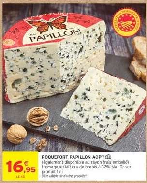 Roquefort Papillon Aop