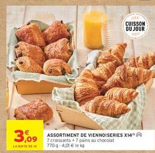 ASSORTIMENT DE VIENNOISERIES X14
