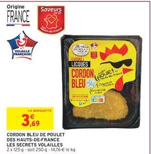 Cordon Bleu de Poulet des Hauts-de-France