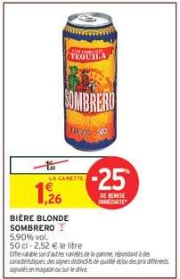 BIÈRE BLONDE SOMBRERO
