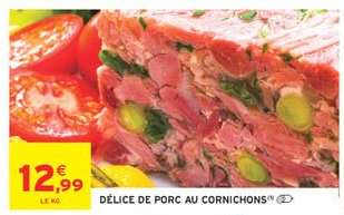 DÉLICE DE PORC AU CORNICHONS