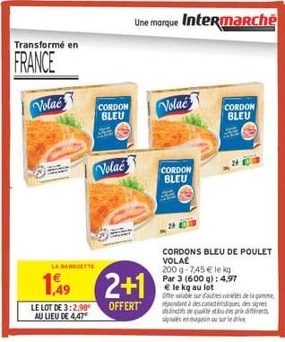 Cordons Bleu de Poulet Volaé