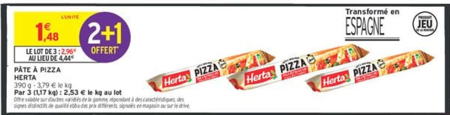 Pâte À Pizza Herta