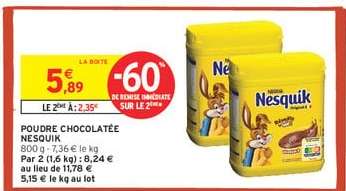 Poudre Chocolatée Nesquik