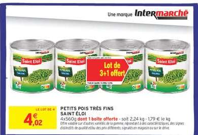 PETITS POIS TRÈS FINS SAINT ÉLOI
