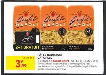 PÂTES RADIATORI GAROFALO