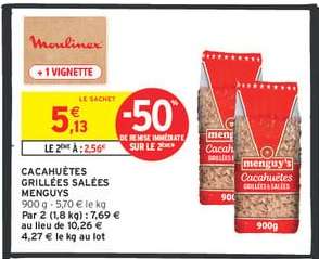 Cacahuètes Grillées Salées Menguys