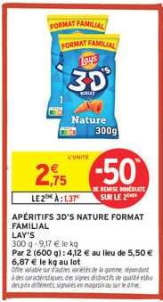 Apéritifs 3D's Nature Format Familial
