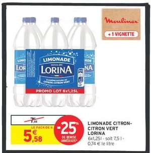 LIMONADE CITRON-CITRON VERT LORINA