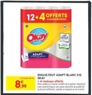 ESSUIE-TOUT ADAPT BLANC X12 OKAY