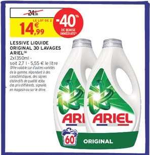 Ariel Lessive Liquide Original 30 Lavages