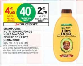 Garnier Ultra Doux Shampoo