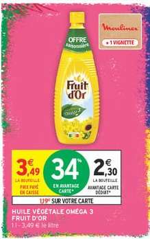 Huile Végétale Oméga 3 Fruit d'Or