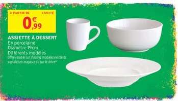 ASSIETTE A DESSERT