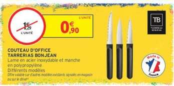 Couteau d'office Tarrerias Bonjean