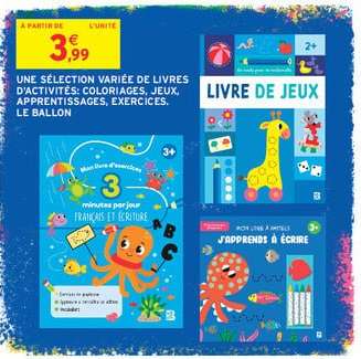 Sélection de livres d'activités