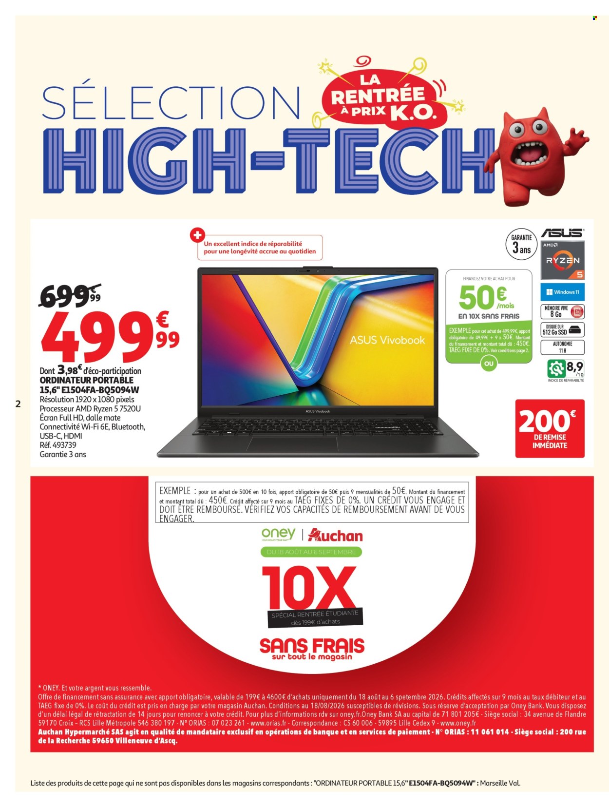 Catalogue Auchan - 18/08/2026 - 06/09/2026. Page 2