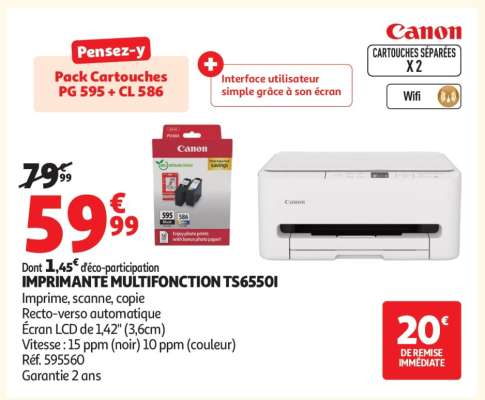 IMPRIMANTE MULTIFONCTION TS6550I