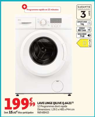 LAVE LINGE QILIVE Q.6421