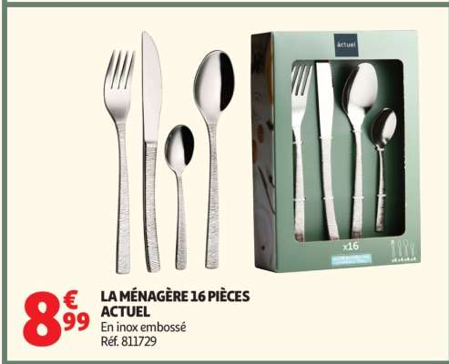 LA MÉNAGÈRE 16 PIÈCES ACTUEL