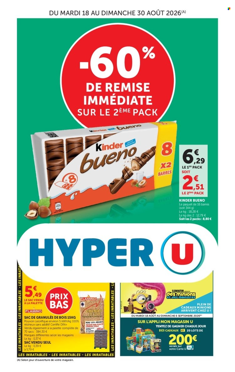 Catalogue HYPER U - 18/08/2026 - 30/08/2026. Page 1