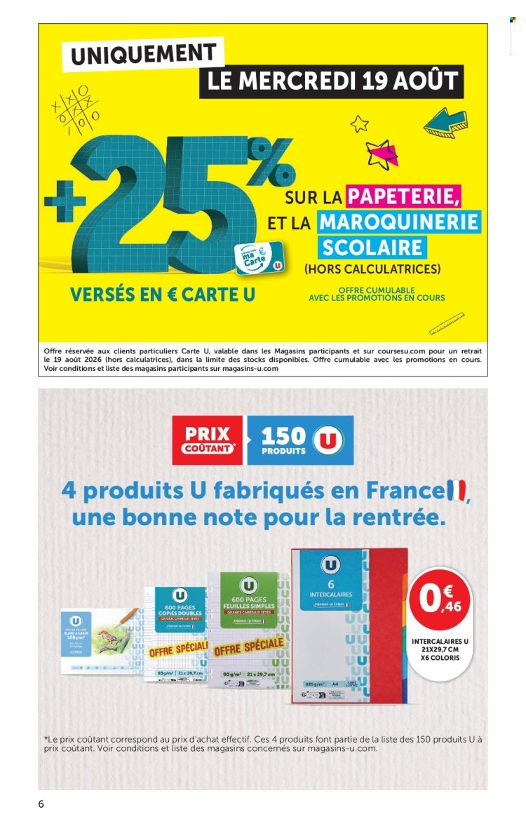 Catalogue SUPER U - 18/08/2026 - 30/08/2026. Page 6