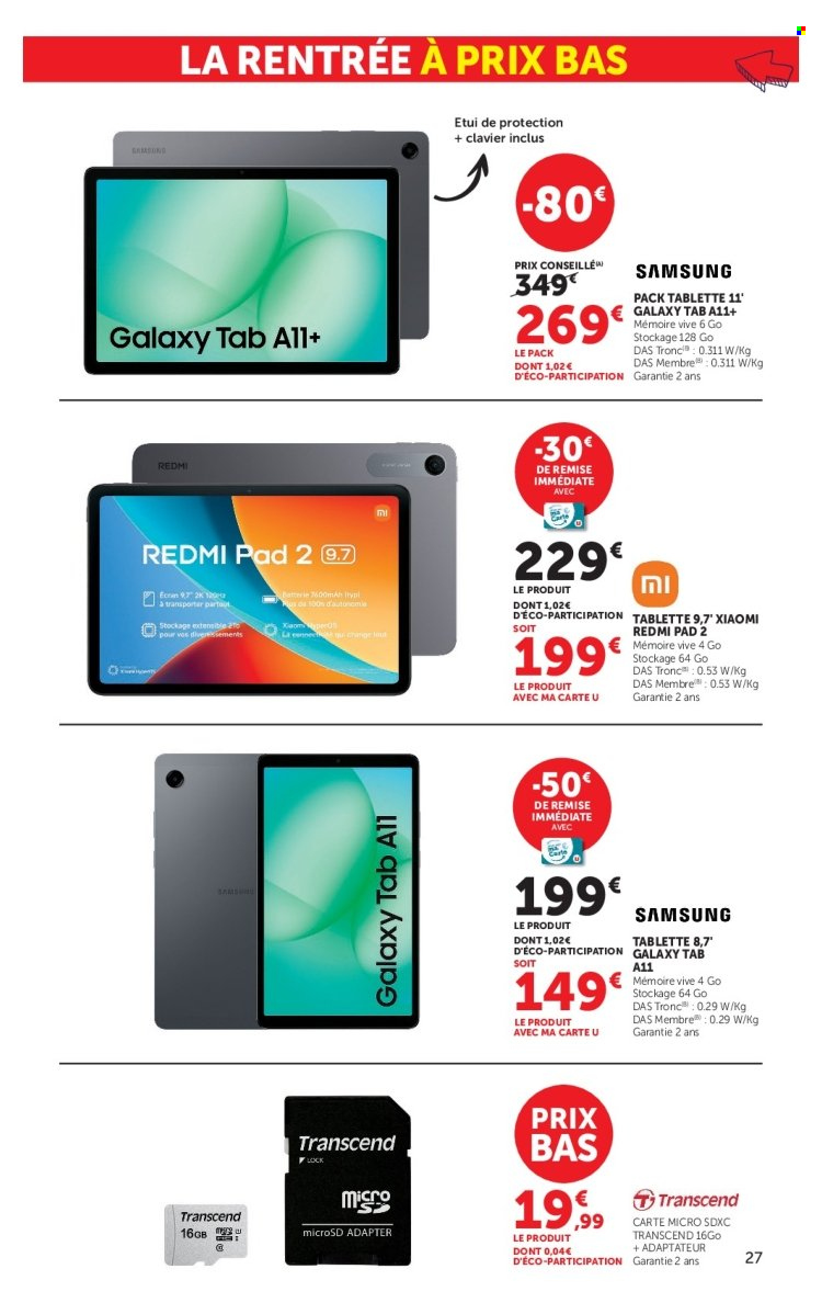 Catalogue SUPER U - 18/08/2026 - 06/09/2026. Page 27