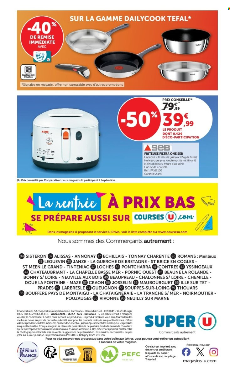 Catalogue SUPER U - 18/08/2026 - 06/09/2026. Page 36