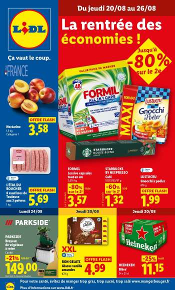 Catalogue Lidl - 20/08/2026 - 26/08/2026.