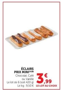 Éclairs Prix Mini
