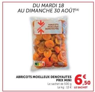 ABRICOTS MOELLEUX DENOYAUTES