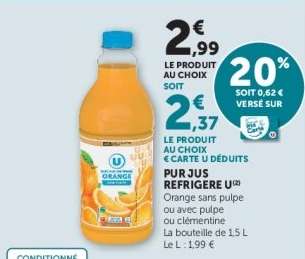PUR JUS REFRIGERE U