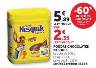 Poudre Chocolatée Nesquik
