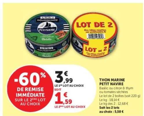 THON MARINE PETIT NAVIRE