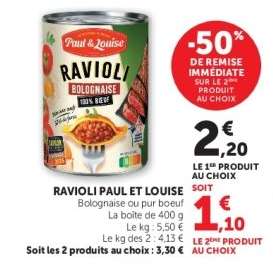 RAVIOLI PAUL ET LOUISE