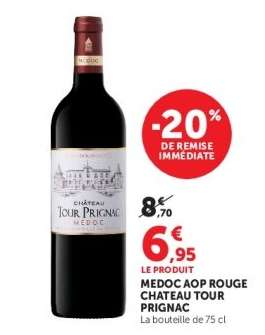 MEDOC AOP ROUGE CHATEAU TOUR PRIGNAC