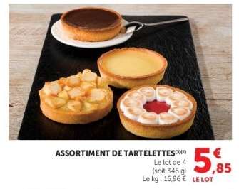 Assortiment de tartelettes