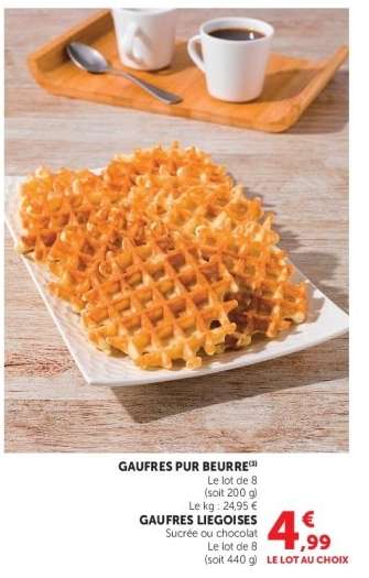 GAUFRES PUR BEURRE / GAUFRES LIEGEOISES