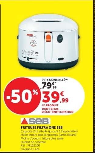 FRITEUSE FILTRA ONE SEB