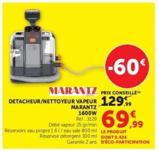 DETACHEUR/NETTOYEUR VAPEUR MARANTZ 1600W