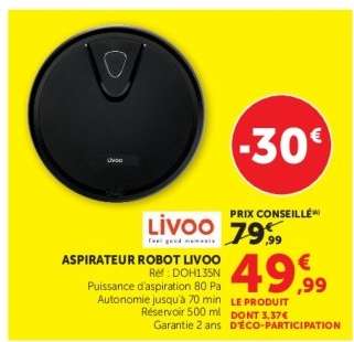 ASPIRATEUR ROBOT LIVOO