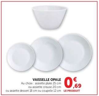 Vaisselle Opale