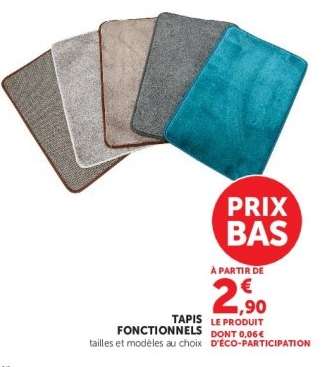 Tapis fonctionnels